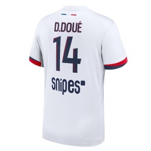 Paris Saint-Germain Desire Doue #14 Udebanetrøje 2025-26 Kortærmet